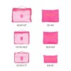 REGALWOVEN Lightweight Vacation Travel Essentials Travel Storage Bag Sets 6 Set - 2 of 4