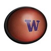 College Football Pigskin Design Oval Slimline Lighted Wall Sign - 2 of 4