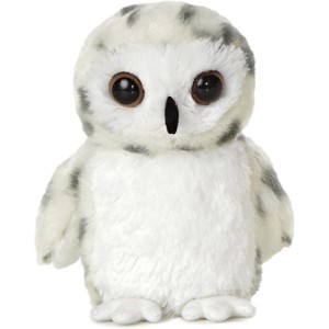 Aurora® Mini Flopsie™ Snowy Owl 8 Inch Stuffed Animal Plush - 1 of 2