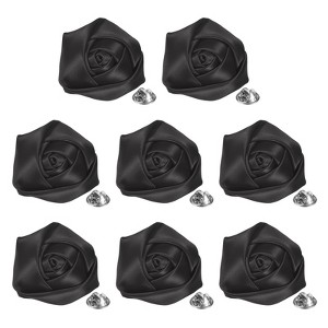 Unique Bargains Handmade Men Suits Formal Boutonnieres Wedding Corsage Lapel Pin Flower Brooch Butterfly Buckle 8 Pcs - 1 of 4
