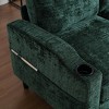 NicBex Chenille L-Shaped Sectional Sofa with Side Pocket,2 Cup Holders and Storage Ottoman for Living Room,Apartment - 4 of 4