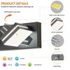DOMETOUR Modern Black LED Vanity Light, 5-Lights Wall Sconce for Bathroom and Mirror, Sleek Minimalist Design, Energy-Efficient, Easy to Install - 2 of 4