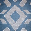 5x7 Geometric Hand Woven Indoor/Outdoor Rug Dusty Blue - National Tree Company - 3 of 3