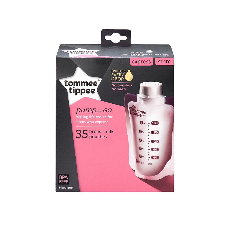 Tommee Tippee Pump and Go Breast Milk Pouches - 35ct, 5 of 7