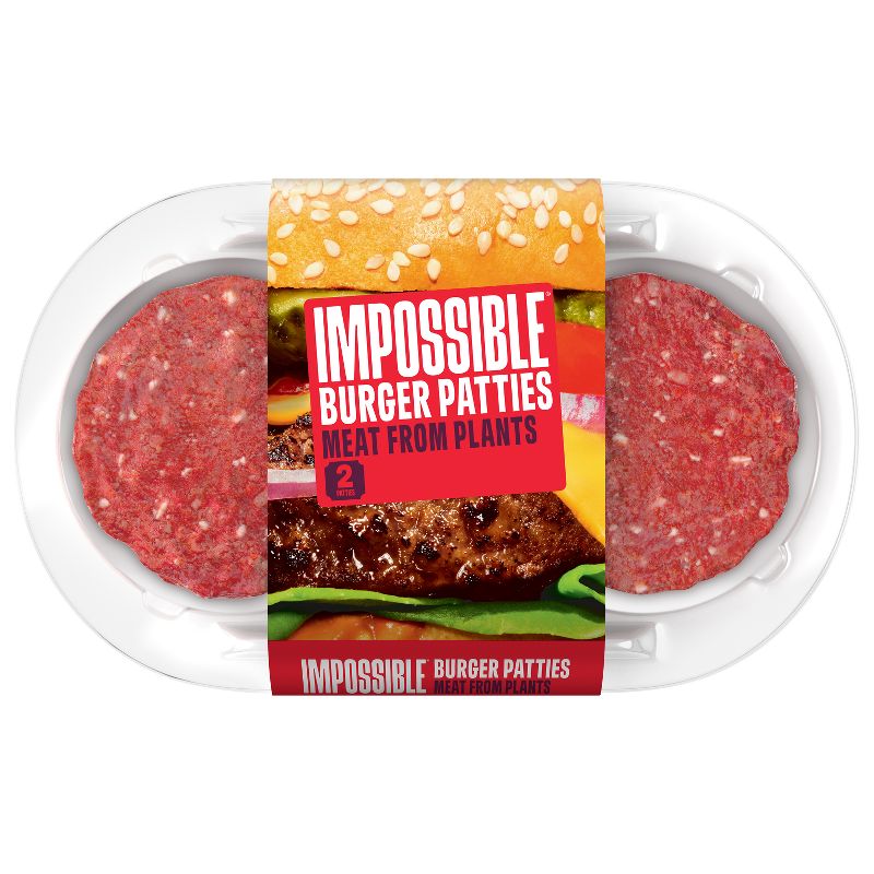 Impossible Burger Plant Based Patties - 8oz, 1 of 9