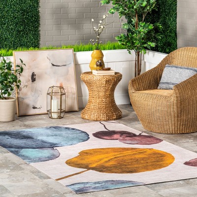 Kristy Multicolor Synthetic Flat Woven Washable Area Rug