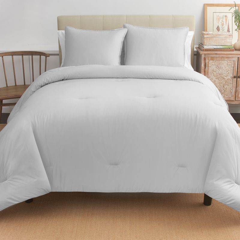 Reversible Percale Cotton Comforter Set - Boutique Living, 5 of 6