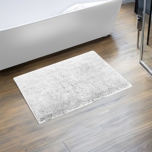 Haven Collection Bathroom Rug 100% Polyester Tufted Bath Mat, Non-Slip TP Rubber Backing, Machine Washable Bath Rug - 1 of 1