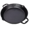 Dexmalle 17inch Pre-Seasoned Cast Iron Skillet - 3 of 4