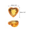 Unique Bargains Acrylic Flat Back Heart DIY Crafting Decor Jewelry Rhinestone 20 Pcs - 2 of 4