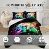 Acoinel Game Controller Comforter Set with 1 Quilt 2 Pillowcases, for Teens Men Adults - 3 of 4