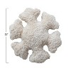 Storied Home Charming Cotton Tufted Snowflake Pillow, Natural - 2 of 2
