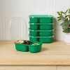 10pc (set of 5) Divided Plastic Meal Prep Food Storage Container Set - Room Essentials™ - 2 of 3