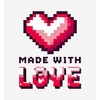 "Made With Love" Youth Crew Neck Short Sleeve Tee - 2 of 2