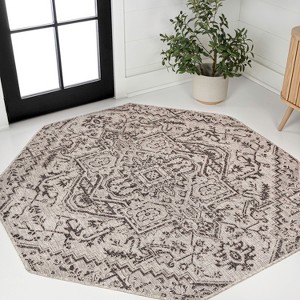 JONATHAN Y Estrella Bohemian Medallion Textured Weave Indoor/Outdoor Area Rug - 1 of 4