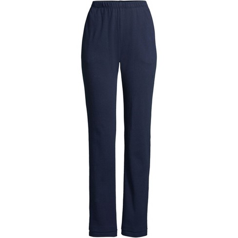 Lands' End Women's Tall Starfish Mid Rise Straight Leg Pants