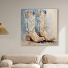 Art Remedy Glam Cowgirl Boots Chic Farmhouse Wall Art Framed - 2 of 4