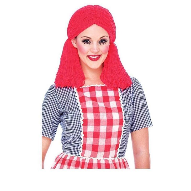 Paper Magic Rag Doll Adult Women's Costume Wig, 1 of 2