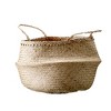 Seagrass Basket with Handles 12" x 19" Natural  - 3R Studios - image 2 of 4