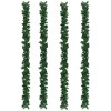VidaXL Christmas Garlands 4 pcs Green 106.3" PVC - 4 of 4