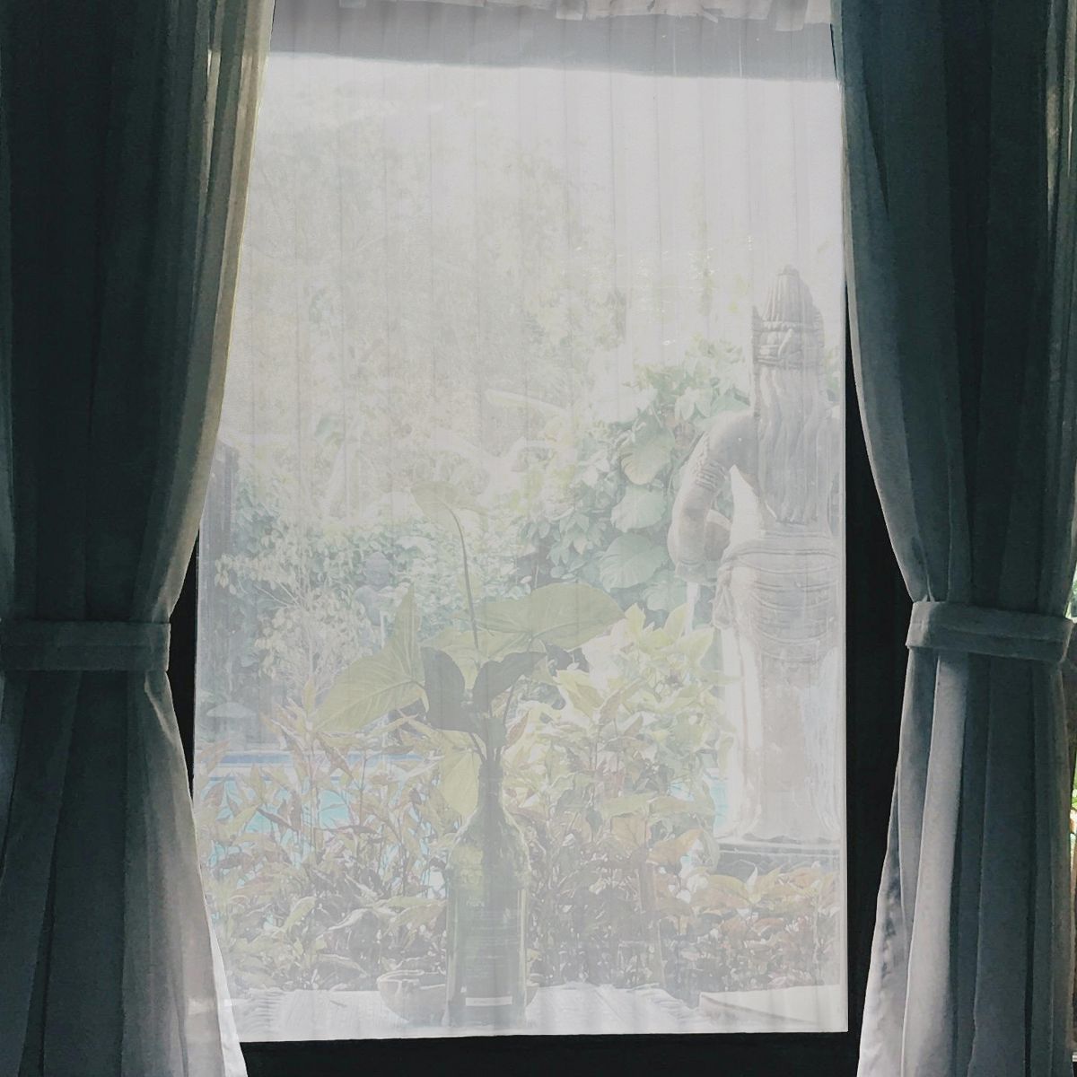 Unique Bargains Stripe Pattern Window Privacy Film 78.74"L x 17.72"W Clear 1 Pc