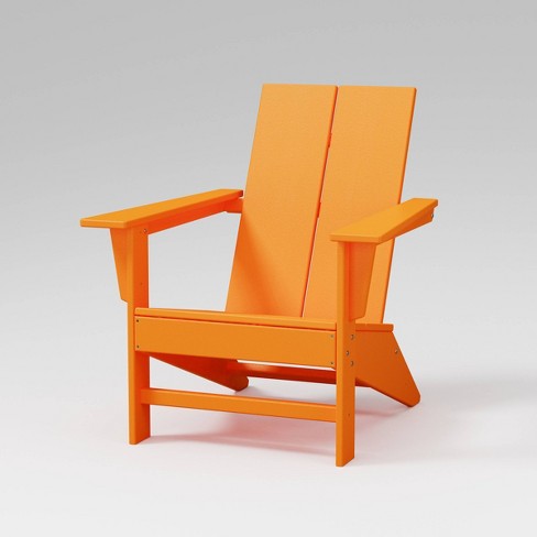 Moore POLYWOOD Outdoor Patio Chair Adirondack Chair Orange Threshold