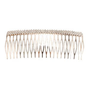 Unique Bargains Women's Rhinestone Hair Insert Comb 1 Pc - 1 of 3