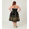 Unique Vintage Women's Plus Sweetheart Halter Swing Dress - 2 of 4