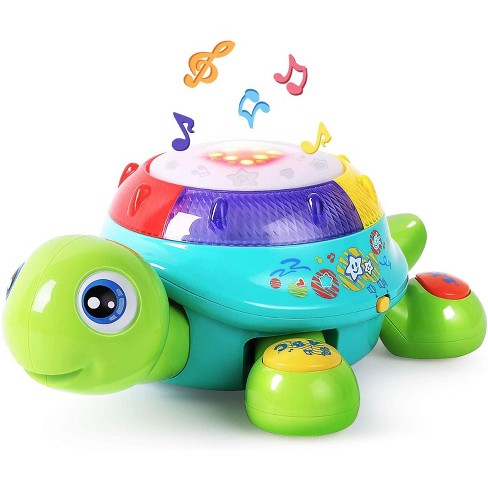 Iplay Ilearn Crawling Musical Turtle Toy English And Spanish Language And Numbers Learning Toy With Lights And Sounds Ages 6 Months To 6 Years Old Target