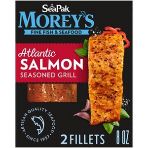 SeaPak Morey's Atlantic Salmon Seasoned Grill - Frozen - 8oz - 1 of 4