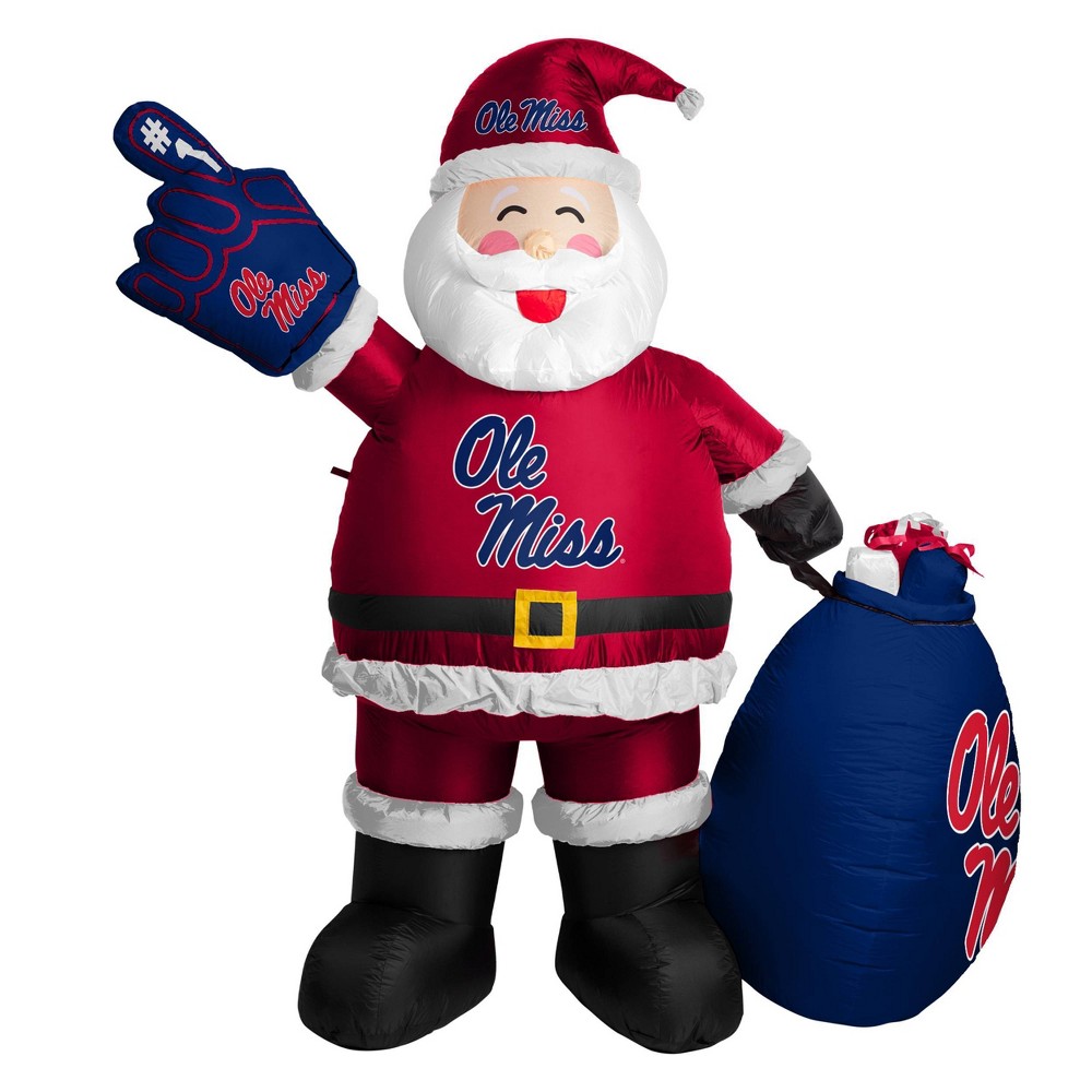 NCAA Ole Miss Rebels Inflatable Santa