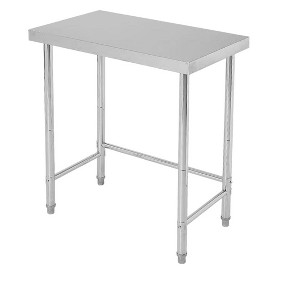Coucheta Stainless Steel Table 16x24 Inch, NSF Heavy Duty Commercial Prep Table with Open Base, Metal Work Table - 1 of 4