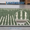 2'x6' Washable Area Rug, Modern Stripe, Low Pile Non-Slip Indoor, Minimalist Farmhouse Style, Non-Shedding Foldable Bedroom Mat, Black - 4 of 4