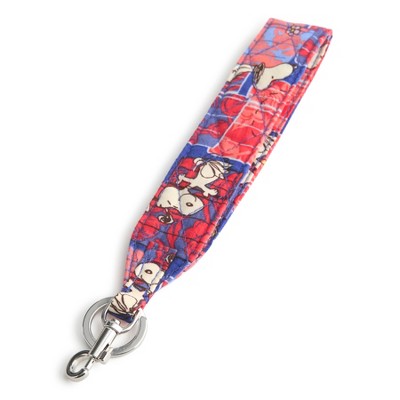 Vera Bradley Women's Outlet Peanuts Cotton Wide Wristlet Strap