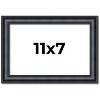 PosterPalooza | Photo Size Linear Black Picture Frame - UV Acrylic, Foam Board Backing, Hanging Hardware - 2 of 4