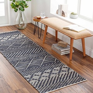 Hauteloom Abuyon Jute Hallway, Kitchen Runner Rug - Bohemian, Transitional - 1 of 4