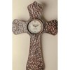 Manual Woodworkers and Weavers Antique Bronze Cross Wall Clock, 13.5 x 20.5 Inches, Decorative Religious Wall Timepiece with Vintage Finish - 3 of 3