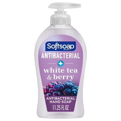 Softsoap Antibacterial Liquid Hand Soap Pump - White Tea & Berry - 11.25 fl oz