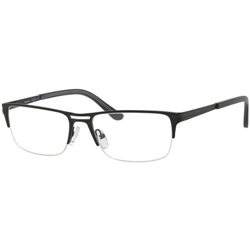 Esquire Eq1533 Designer Metal Eye Glasses Frame In Satin Black/demo ...