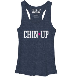 Women's CHIN UP Logo Racerback Tank Top - 1 of 3