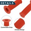 Unique Bargains MTB Bikes Handlebar Grips Cover 3.94" Red 1 Pair - 4 of 4