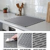 LunaLulinlk Dish Drying Mats Silicone Stove Mat for Glass Top Stove Dish Drying Mats for Kitchen (Gray, 30 x 21) - 3 of 4