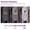 Rennnsan Ombrya 13"H Hardwired Rectangle Industrial LED Dimmable Outdoor Wall Sconce in Black - 4 of 4
