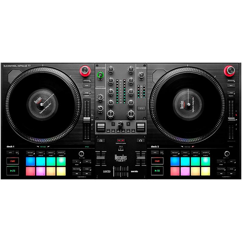 Hercules DJ DJControl Inpulse T7 2-Channel Motorized DJ Controller, 1 of 6