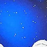 royal velvet blue with snowman