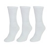 CTM Women's Diabetic Crew Socks (3 Pair Pack) - 2 of 4