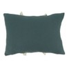 Saro Lifestyle Fringe Lace Down-Filled Throw Pillow - 2 of 3