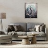 Stupell Industries DJ Otter over Cityscape Black Framed Floater Canvas Wall Art - 2 of 4
