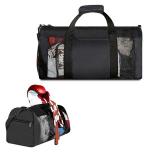Boxing Gym Bag, WITSTEP Mesh Boxing Duffle Bag with Detachable Shoulder Strap Breathable Gym Duffle Bag - 1 of 4