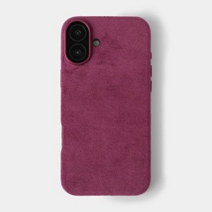 iPhone 16 Plus Faux Suede Phone Case - heyday™ Rowan Berry : Target